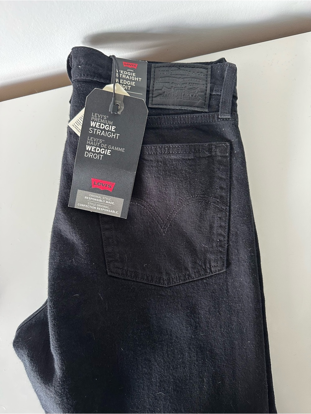 Levi's Women’s Wedgie Straight Jeans - Black